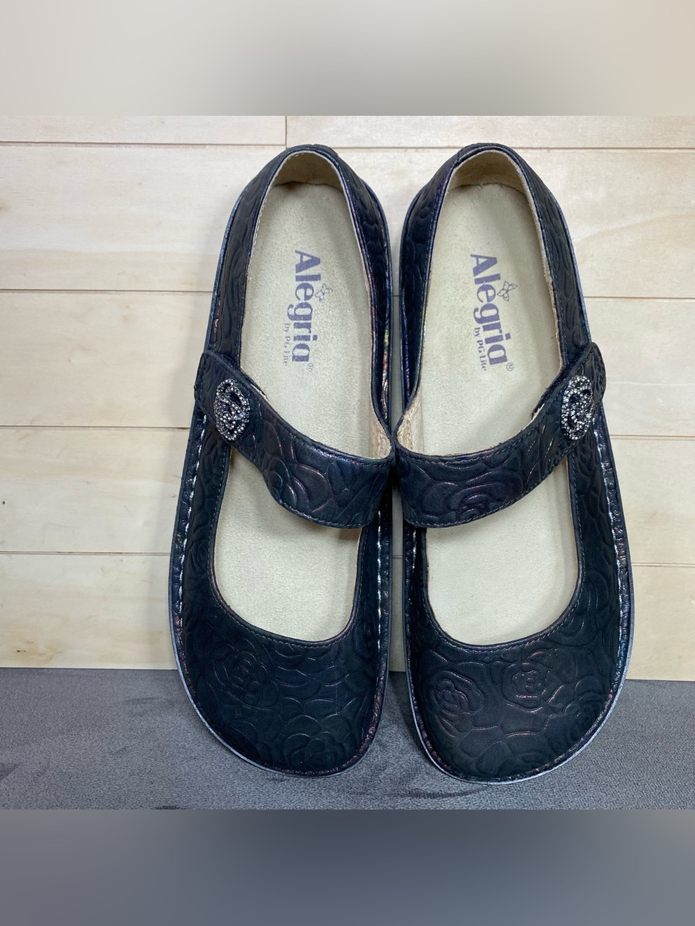 Alegria Paloma Mary Jane Multicolor Women's Size 10 Shoes EU40 Leather - Picture 8 of 11